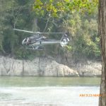 Salto de helicóptero al agua